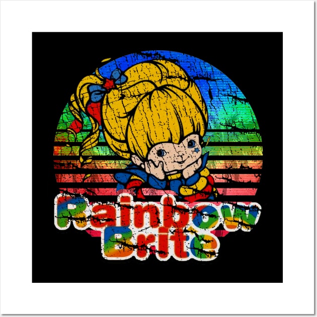 Vintage Rainbow Brite 80s Wall Art by Gpumkins Art